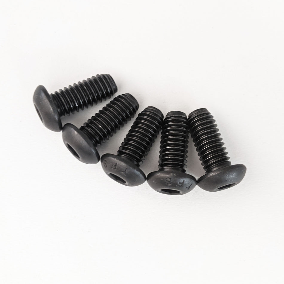 5 Black Harley Front Brake Rotor Bolts Softail Dyna Touring HD 5/16"-18 X 3/4"