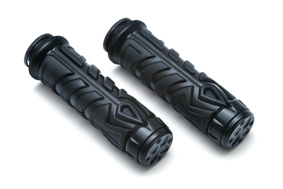 Kuryakyn 5753 Satin Black Spear Grips 18-19 Indian Chief Chieftain Springfield