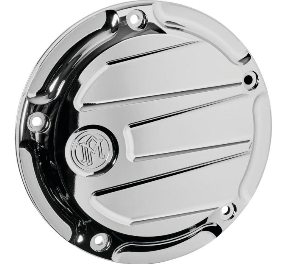 Performance Machine Chrome Scallop Derby Cover Harley Softail 18-20