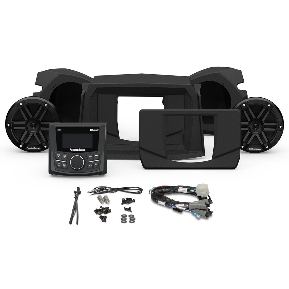 Rockford Fosgate PMX-1 Front Speaker Kit Polaris RZR Gen3 14-21 RZR14-STG1
