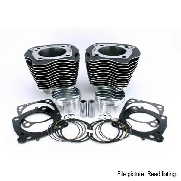 Zippers Big Bore Cyl Kit Dished Pistons 124 Harley Milwaukee Eight 17-Up