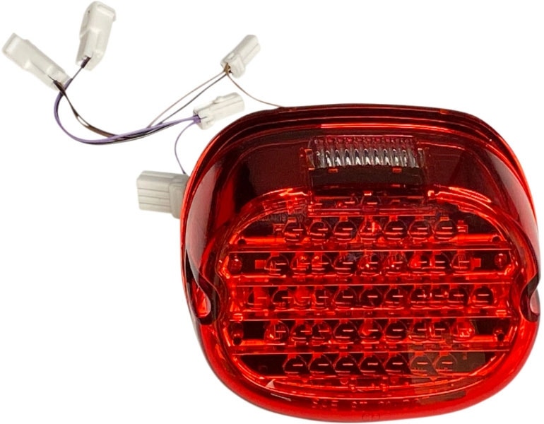 Custom Dynamics Low Profile LED Light Integrated Indicators w/ Window Red Lens