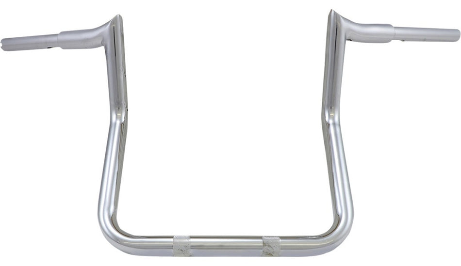 LA Choppers 1-1/4 Prime Ape Handlebars Chrome 12 inch Rise Indian Challenger