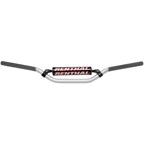 Renthal 971-08-SY-01-185 Silver/Grey Bend RC 7/8" Handlebars Off Road MX