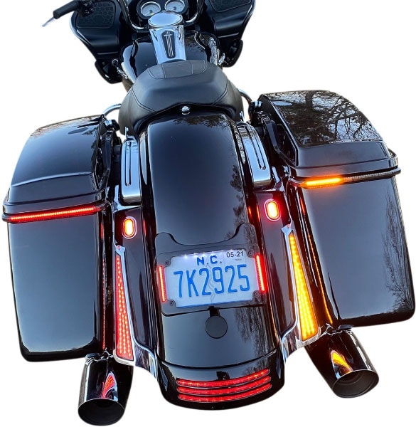 Custom Dynamics Dual Color Fascia LED Panel Lights Chrome Smoke Lens HD 06-09