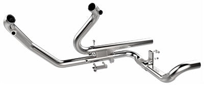 Tab Performance Chrome 2-into-2 Exhaust Head Pipes Harley Touring FLH/T 93-08