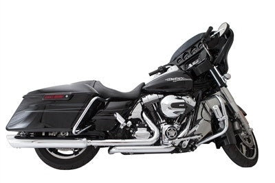 Tab Performance Chrome 2-into-2 Exhaust Head Pipes Harley Touring FLH/T 09-16