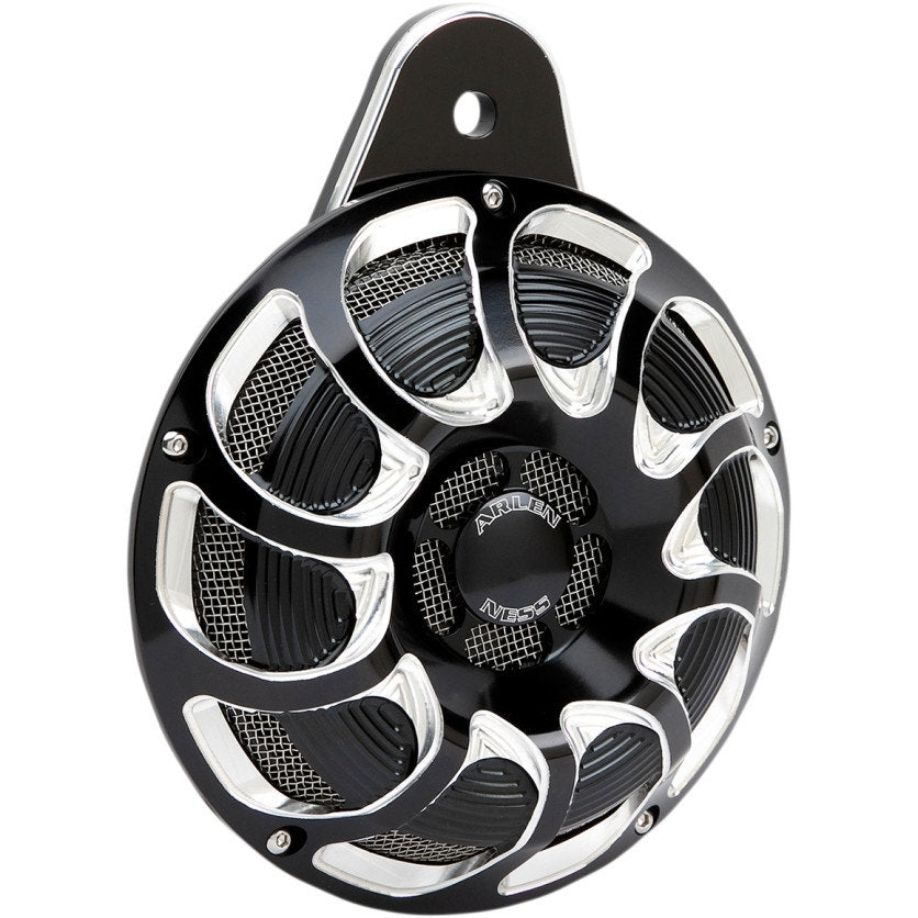 Arlen Ness 70-253 Chrome Drift Inverted Horn for Harley Metric or Custom Application