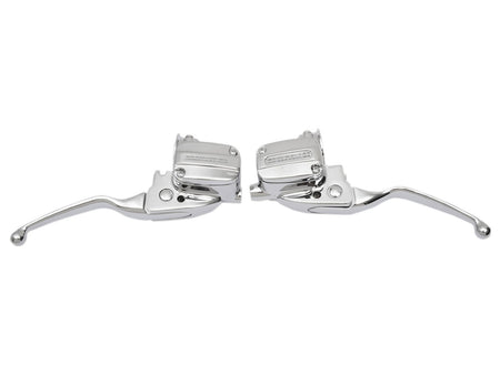Drag Chrome Hand Control Kit w/ Switch Housings 17-18 Harley FLHT/X Milwaukee-8