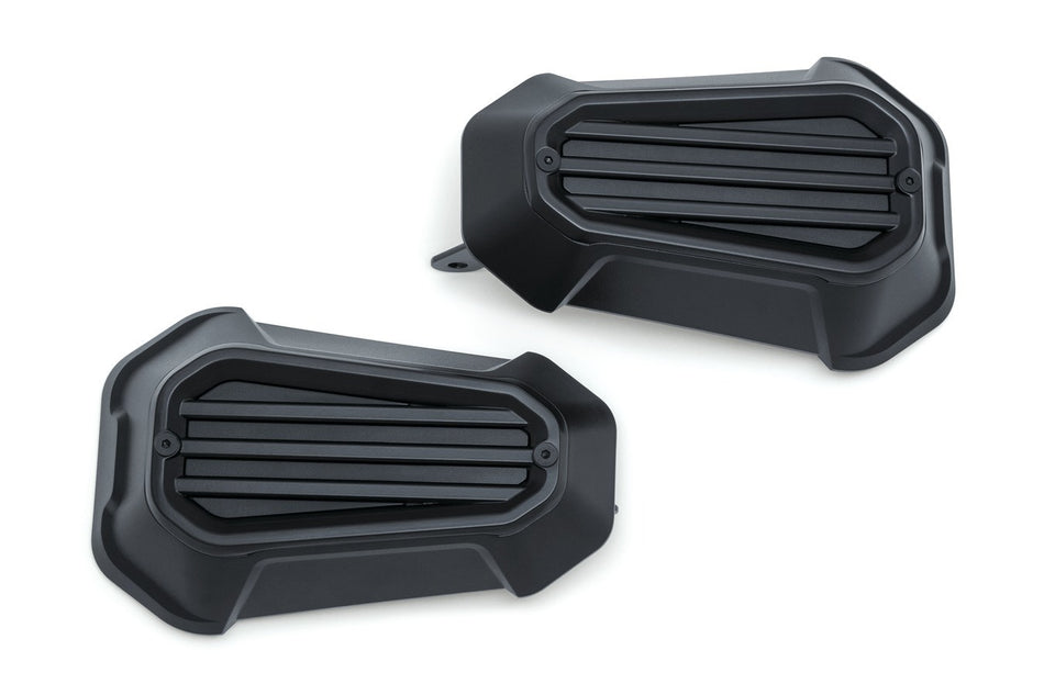 Kuryakyn 6709 Satin Black Dillinger Handguards Hand Guard 04-19 Harley Sportster