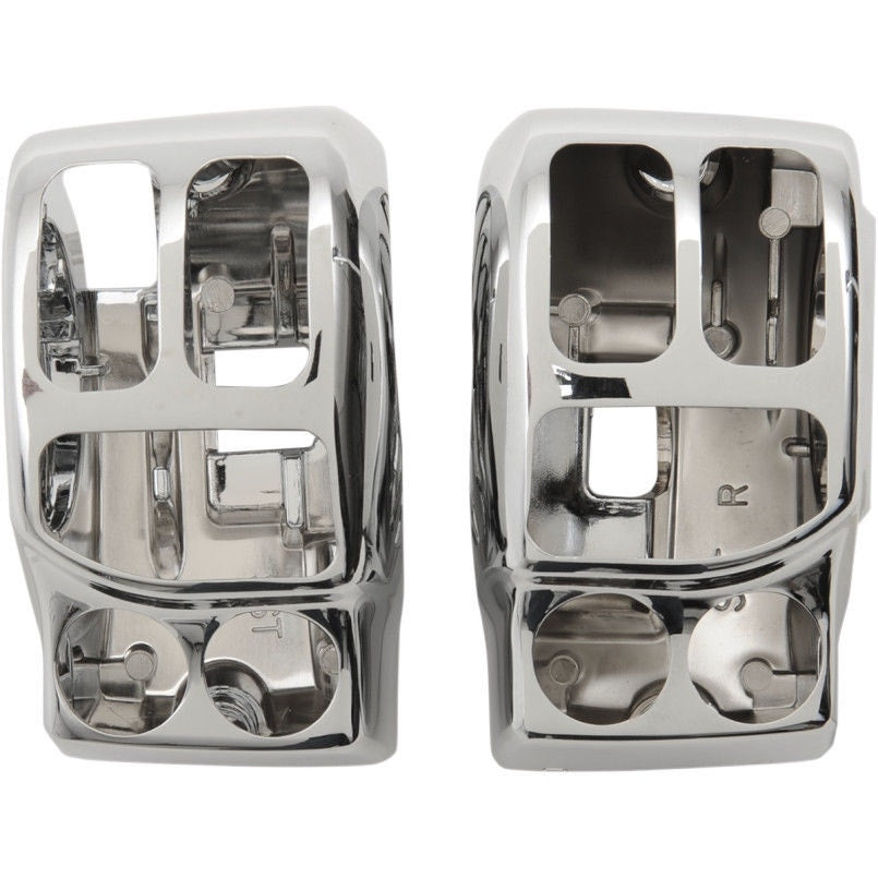 Drag Chrome Hand Control Kit w/ Switch Housings 17-18 Harley FLHT/X Milwaukee-8
