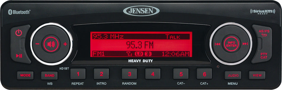 Jensen Plug n Play for Harley-Davidson Touring Water Proof Replacement Radio 98-13