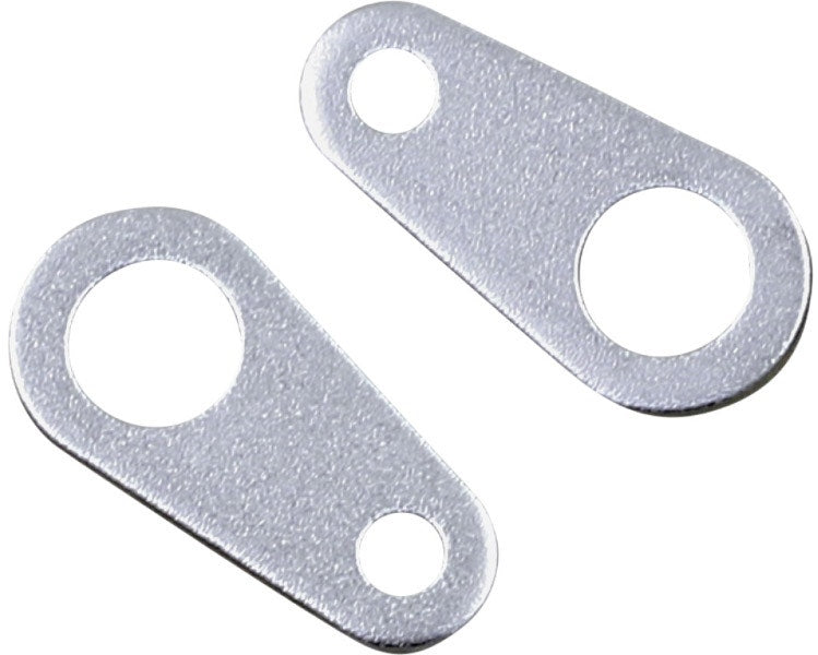 Custom Dynamics Silver Micro Bullet LED Turn Signal Straight Bracket Mount