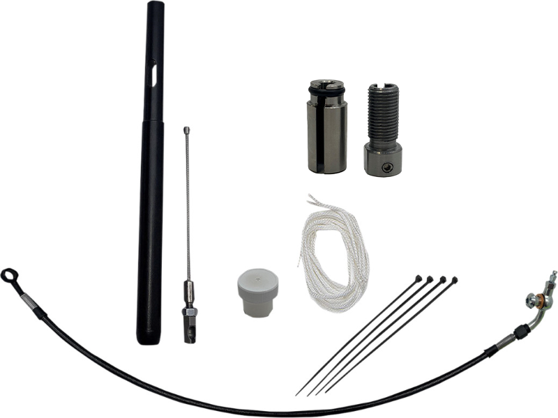 FBI Fat Baggers Black EZ Install 6" Cable Extension + Adjustor Harley FLTR 21