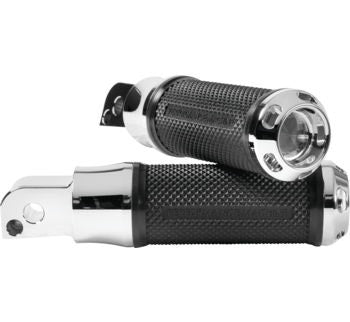 Performance Machine Chrome Passenger Apex Footpegs Harley M8 Softails 18-Up