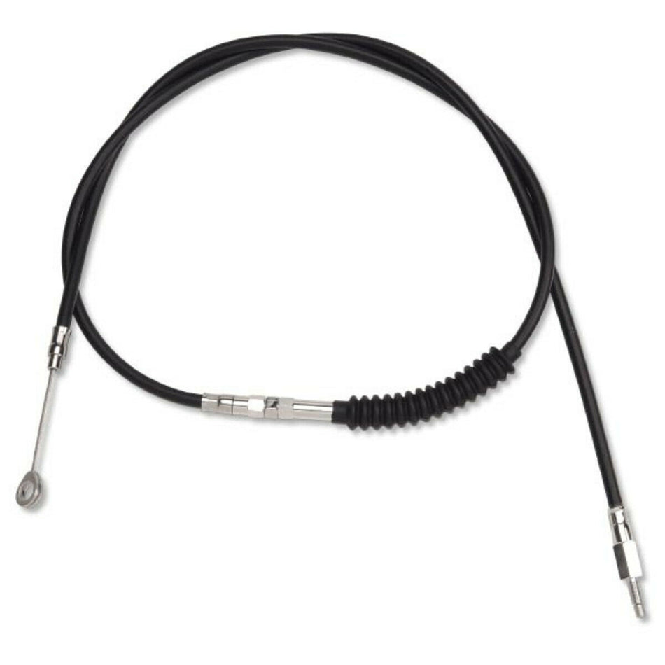 Drag High-Efficiency Black +6" Vinyl Clutch Cable Harley Sportster Softail Dyna 86-13