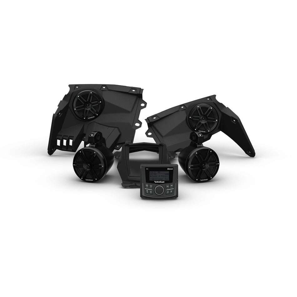 Rockford Fosgate PMX-1 Front Rear Element Ready Speaker Kit Can-Am X3 Gen-3