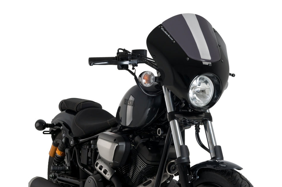 Custom Acces Dark Night Semi Fairing Dark Smoke Yamaha Bolt XVS950 13-Up CUP0013F