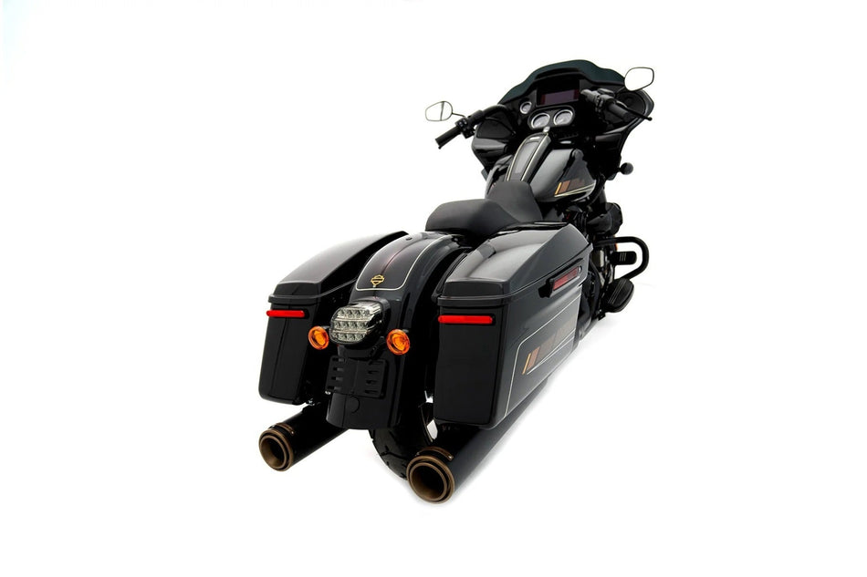 Rinehart 4.5" HP45XL Slip On Mufflers for Harley Touring M8 Models