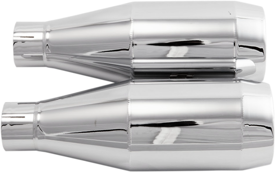 Trask TM-3042CH Chrome Slip-On Mufflers Indian Scout 15-Up