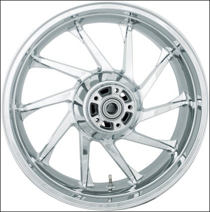 Coastal Moto Chrome Hurricane 3D 18" Rear Cast Wheel Only Harley 09-22 ABS