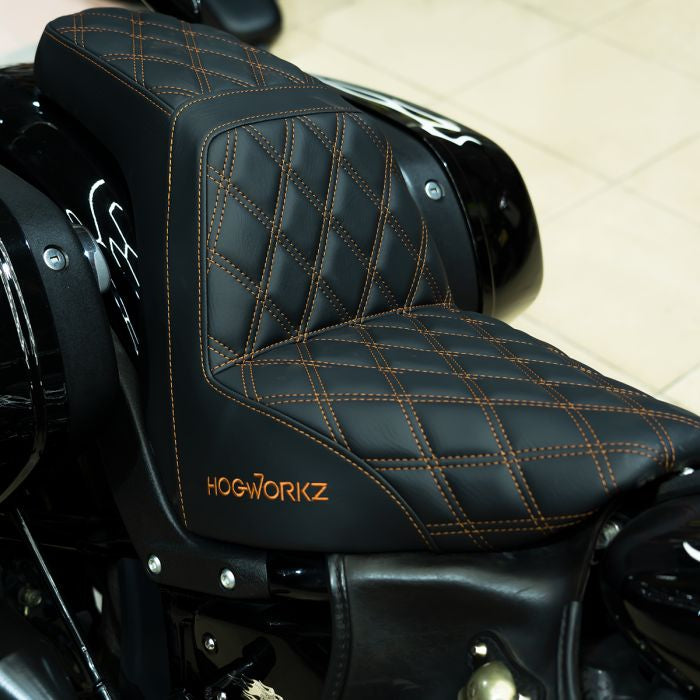 Hogworkz Diamond Rise Up Seat for '18-'26 Harley Davidson Low Rider