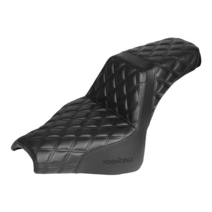 Hogworkz Diamond Black Rise Up Seat for 18-25 Harley Fat Bob