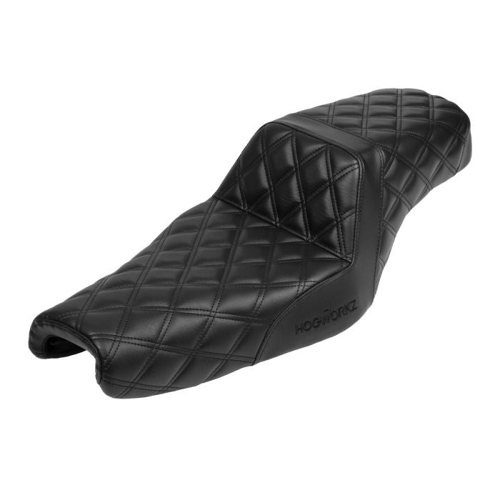 Hogworkz Diamond Black Rise Up Seat for 04-22 Harley Sportster