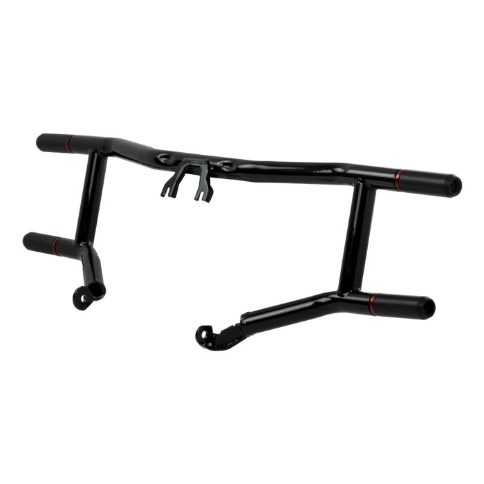 HOGWORKZ Black Double Barrel Performance Engine Guard for Harley Touring '23.5-'25