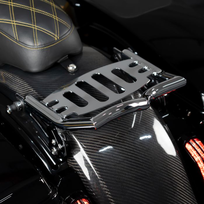Hogworkz HW157321 Black Havoc Luggage Rack for Harley 09-25
