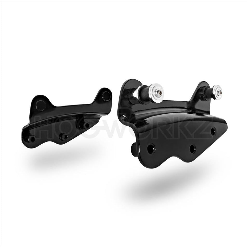 Hogworkz Black 4 Point Docking Hardware Harley 09-13 FLH/T Repl 54205-09A