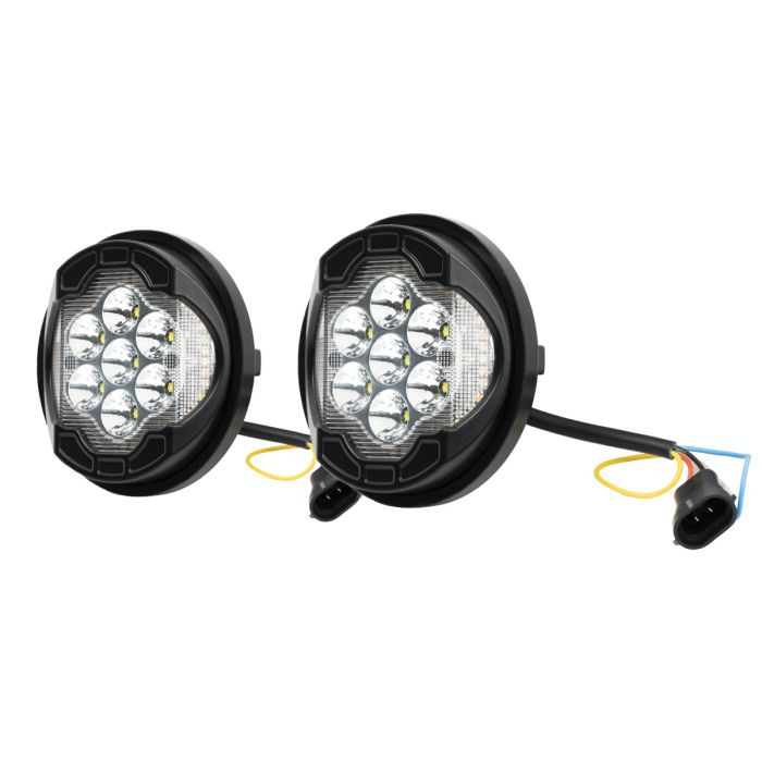 Hogworkz LED Silvertooth™ Performance LED Passing Lamps for Harley