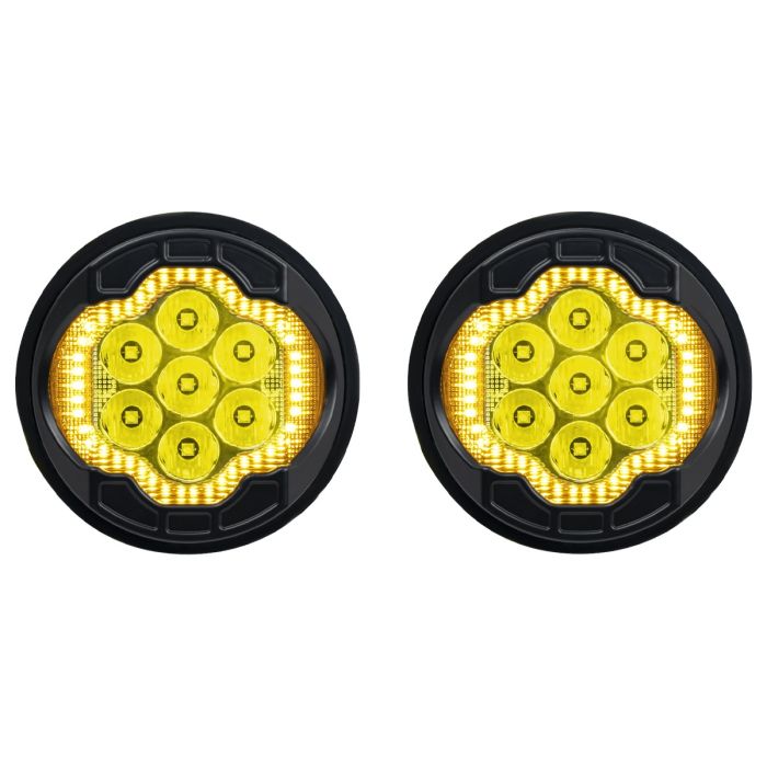 Hogworkz LED Goldtooth™ Performance LED Passing Lamps for Harley