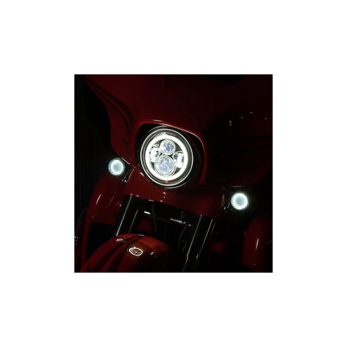 HOGWORKZ® HALOMAKER® LED Front & Rear Turn Signals for Harley-Davidson® | 1157 Base, Bullet Lens