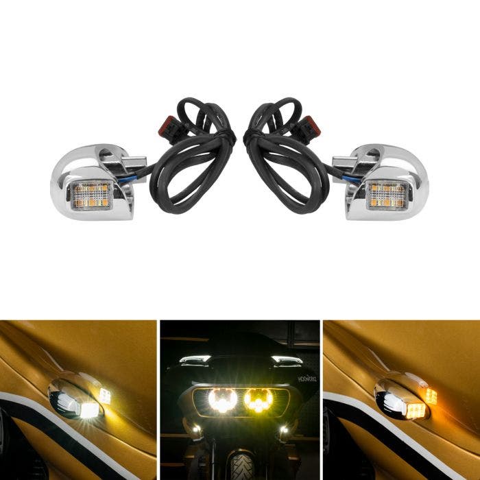 Hogworkz LED Podz Turn Signals for Harley Davidson Road Glide '15-'25