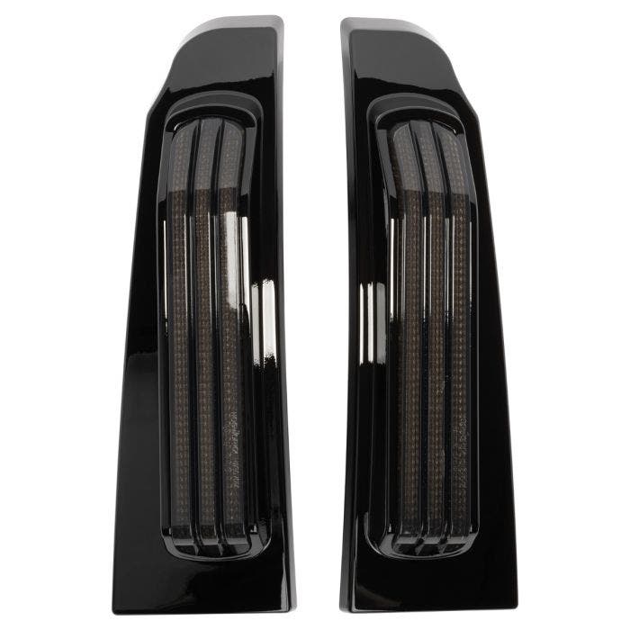 HOGWORKZ Vivid Black Illumina Flush Fender LED System for Harley Touring '14-'25