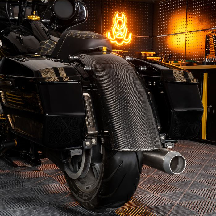 Hogworkz 100% Carbon Fiber Rear Fender for Harley® Touring '09-'26