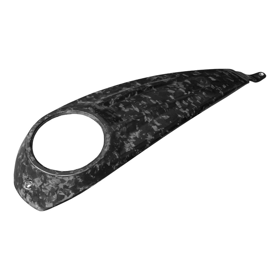 Hogworkz Gloss Forged Carbon Fiber Tank Topper Dash for Harley® Touring '23.5-'26
