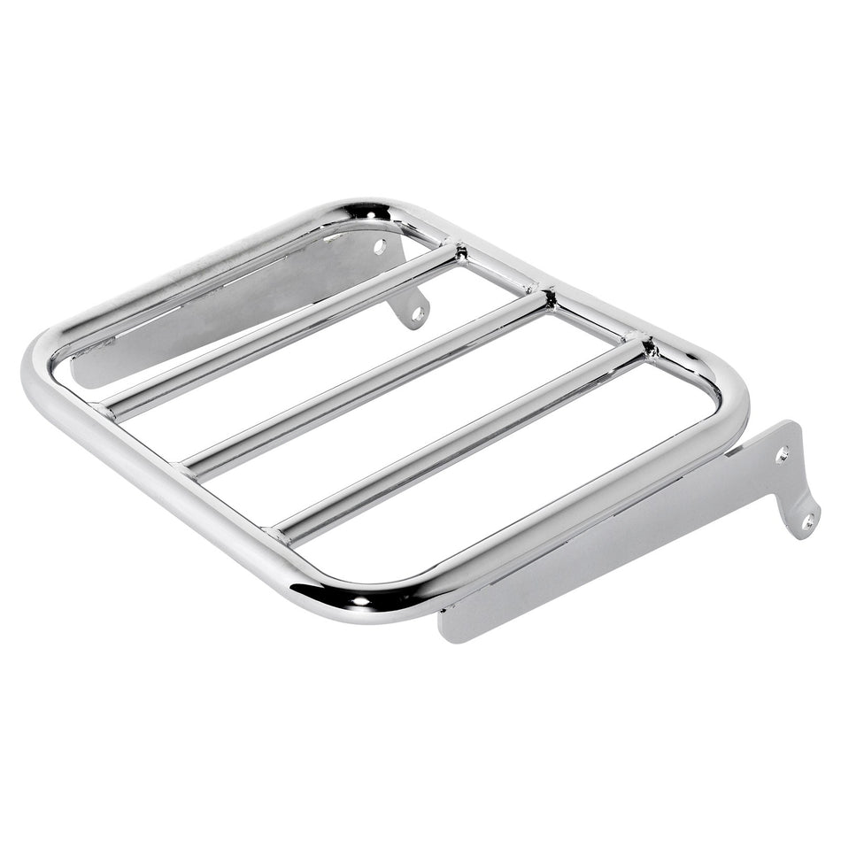 Hogworkz Harley Softail Chrome Luggage Rack Add-On for Sissy Bar Backrest '18-'24