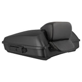 Hogworkz Razor Tour Pack Slim Backrest Black Hardware for Harley® FLH '97-'25