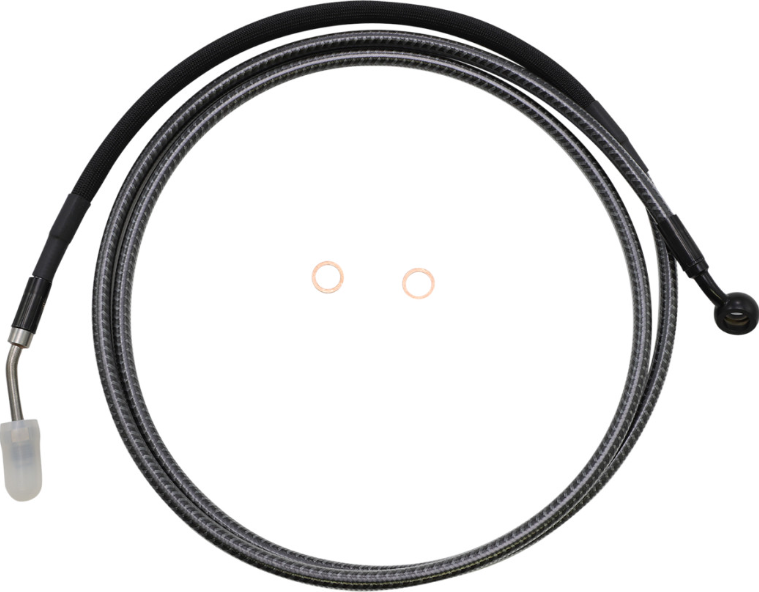 Magnum KARBONFIBR 74" Hydraulic Clutch Line 35 Degree Harley Touring 14-16