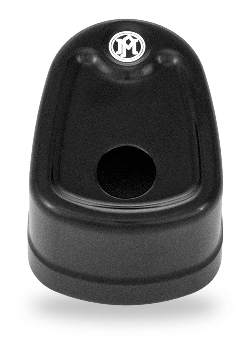 Performance Machine Black Smooth Ignition Switch Cover Harley FLH/T 14-20