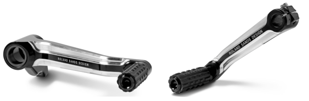 Roland Sands Design Contrast Cut Brake & Shift Lever Arms Harley Sportster 04-20