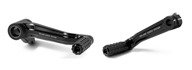 Roland Sands Design Black Ops Brake & Shift Lever Arms Harley Sportster 04-20