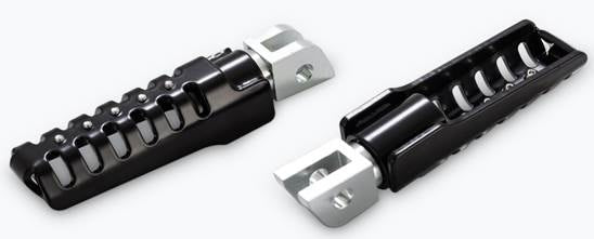 Burly Brand B13-1002B Razorback Front Rear Foot Pegs Harley Clevis Universal