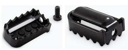 Burly Brand B13-1110B MX Style Toe Pegs Shift Brake Triumph Universal Fit