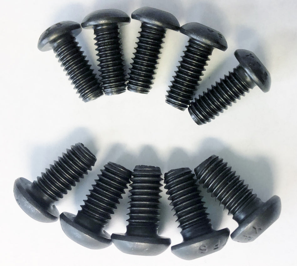 Black Harley Rear x5 Front x5 Brake Rotor Bolts Softail Dyna Touring HD