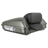 Hogworkz Razor Tour Pack Slim Backrest Chrome Hardware for Harley FLH '97-'24