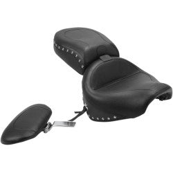 Buy Mustang 79190 Two-Piece Studded Seat w/Driver Backrest 99-15 Yamaha Road Star 0810-0407 08100407 489305 from Eastern Performance Cycles. Great prices and free shipping!