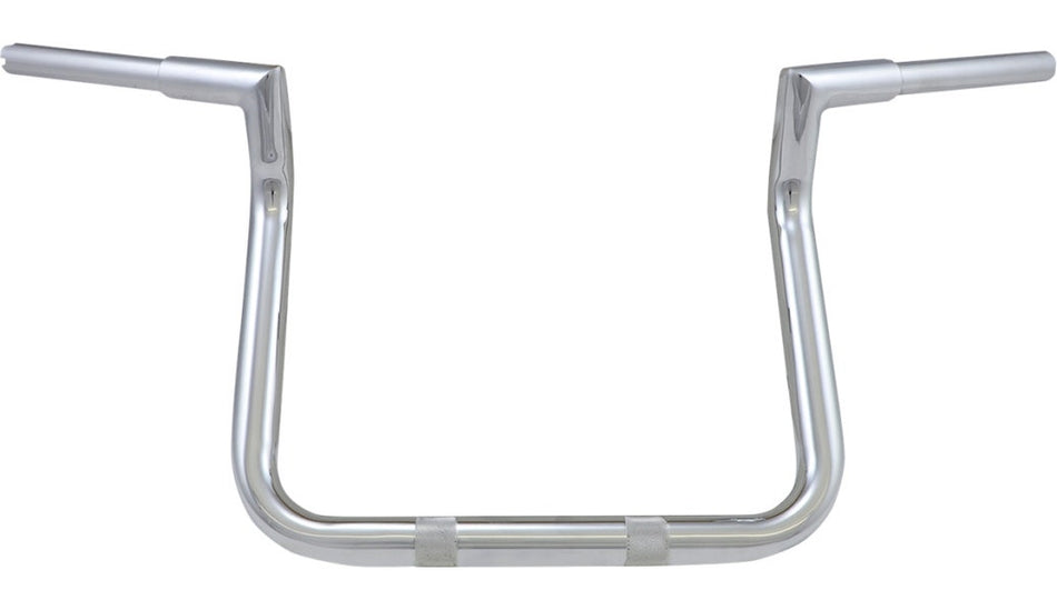 LA Choppers 1-1/4 Twin Peaks Handlebar Chrome 10 inch Rise Indian Challenger